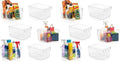 ClearSpace Clear Plastic Storage Bins – Pantry Organizers & Storage Containers, Cabinet Organizer - Home Organization Must Haves for Kitchen, Laundry Room, Office, Closet, Garage & Freezer (Pack of 2) by ClearSpace