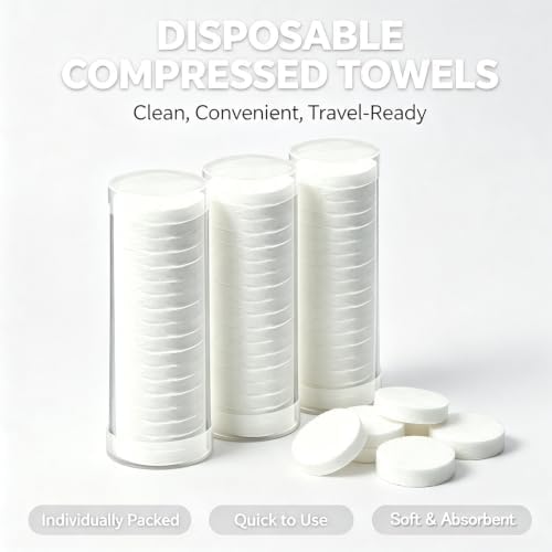 Disposable Face Towel hot face towel Intelligent towel warmer for dry use or soaking application Replace wet wipes for cleaning(Towel 60pcs) - Image 2