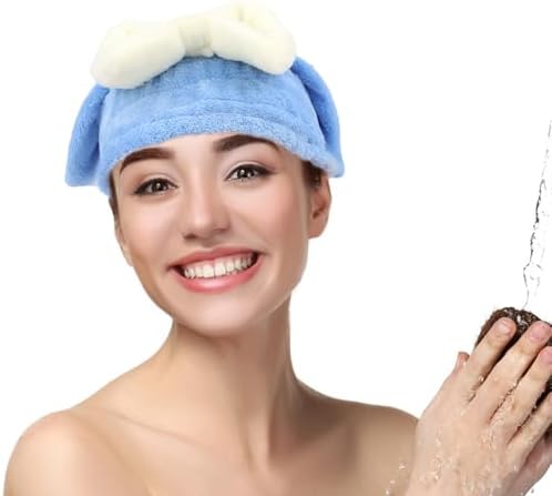 2PCS Microfiber Hair Drying Caps Hair Towel Cap - Image 6