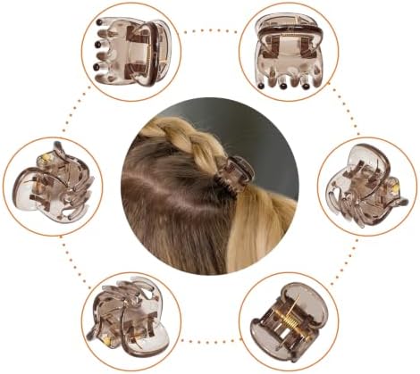 YOHAMA 36Pcs Small Hair Claw Clips Strong Hold Mini Bangs Jaw for Women - Image 3