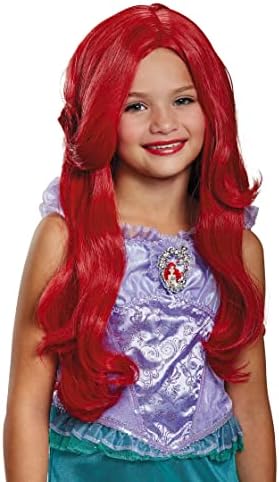 Disguise Disney Princess Ariel Wig, Official Disney Princess Accessory for Girls by DisguiseCostumes