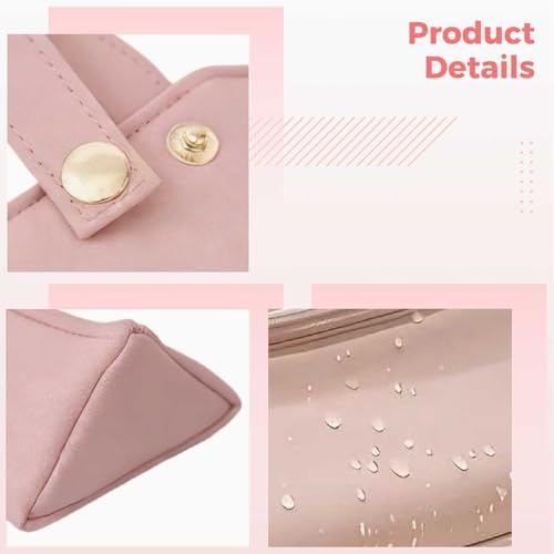 Curling Iron Travel Bag, Heat Resistant Styling Tools Travel Bag with Hanging Hook & Zipper, Portable Carrying Pouch, Waterproof & Dustproof Organizer Pouch for Hair Straightener - Image 4