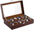 ProCase 12 Slots Watch Case Box for Men -Espresso by ProCase