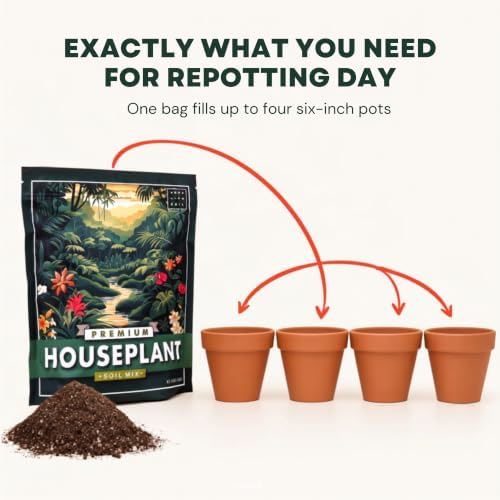Agralife Houseplant Soil 4 Quarts Premium Organic Mix for Indoor Plants - Image 6