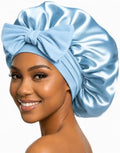 VarCozy Adjustable Double Layer Satin Bonnet for Sleeping to Reduce Frizz by VarCozy