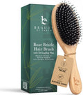 Boar Bristle & Nylon Pin Hair Brush for Thick, Curly & Wavy Hair by BeautybyEarth