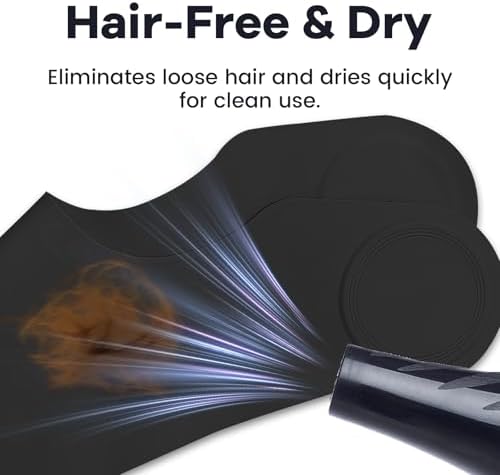 Wokyo Silicone Hair Cutting Collar, Non-slip Hair Cutting Mat Haircut Cape Catcher Neck Wrap Guard Neck Fitting Accessories - Image 4