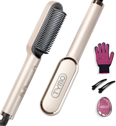 TYMO Hair Straightener Brush, Hot Comb Hair Straighteners for Women by TYMOFashionTech