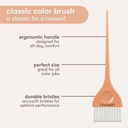 Framar Family Hair Color Brush Set, Hair Dye Brush Kit – 3 Pack Neutral - Image 7