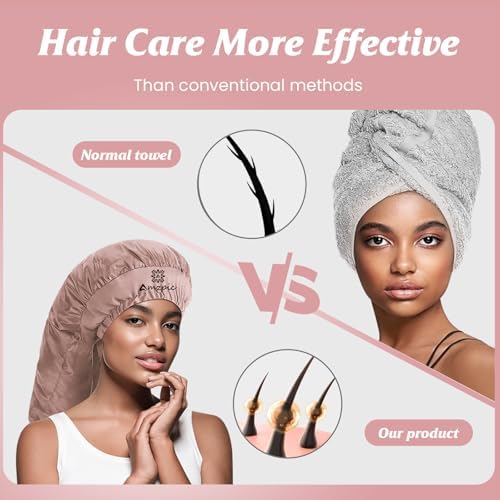 Bonnet Hair Dryer Attachment - Bonnet Hood Dryer with Headband that Reduces Heat Around Ears and Neck, Use for Hair Styling, Hair Drying, Curling and Deep Conditioning (Extended Version, Pink) - Image 4