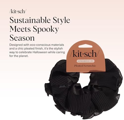 Kitsch Pleated Scrunchie for Women - 1pc - Image 2