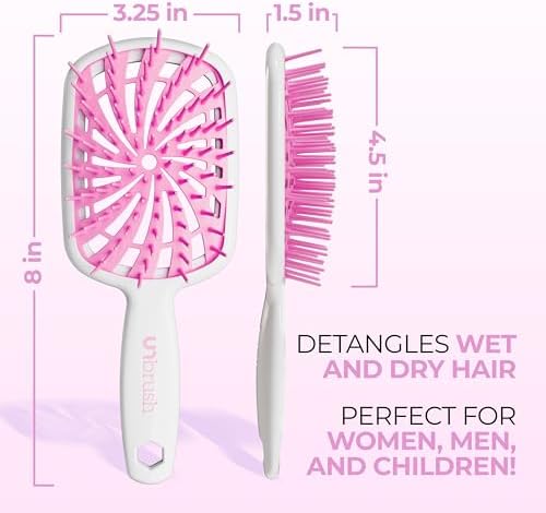 FHI Heat UNbrush Plus Ultra-Light Detangling Brush for Fine & Fragile Hair - Image 5