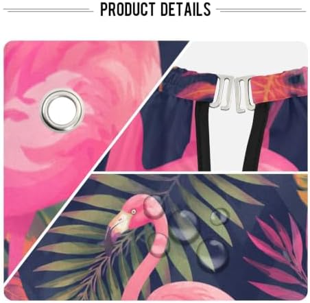 Blueangle Palm Leaf Flamingo Barber Cape - Waterproof Salon Polyester Cape for Home Use, 55x65 Inch - Image 7