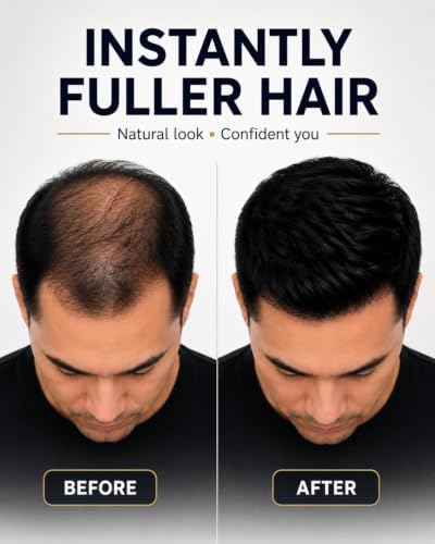 0.10mm Thin Skin Hair System for Men, #1 Jet Black - Image 6