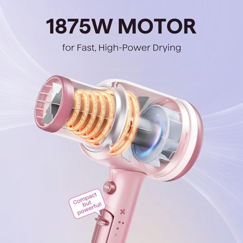 Wavytalk Blown Away Ionic Hair Dryer with Diffuser for Curly Hair - Image 3