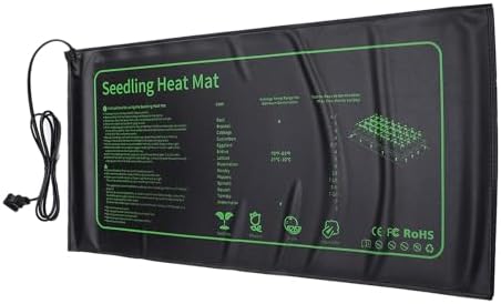 Seedling Heat Mat, Germination Station with Stable 20-30℃ Temperature Control Fast Germination for Indoor Plants Hydroponic Systems Greenhouse Gardening 10x20 Inch 20W (US Plug) - Image 3