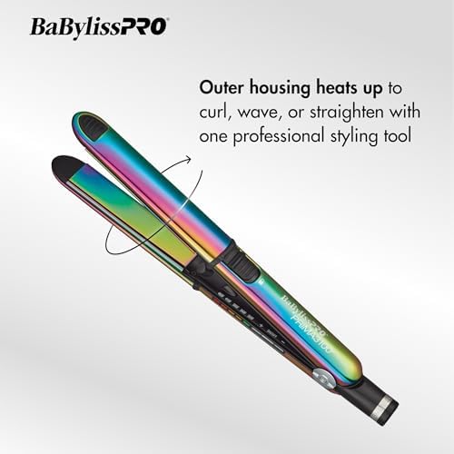 BaBylissPRO Nano Titanium Prima Ionic Hair Straightener – Professional Flat Iron & Curling Iron in One for Stylists, Pro Styling Hair Tool - Image 4
