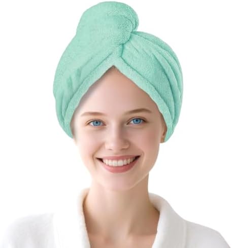 Microfiber Hair Drying Towel Wrap,Hair Turbans Towel for Wet Hair by Unknown