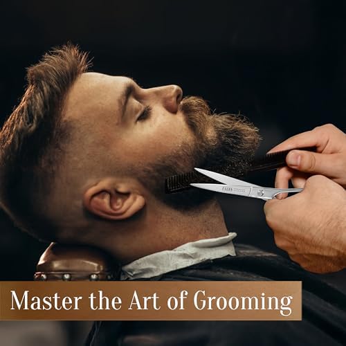 Facón Hair Cutting Scissors - Professional Hair Scissors 6.5 Inch Razor Edge Barber Shears Salon Hair Cutting Shears - Japanese Stainless Steel - Precision Cutting Premium Shears for Men, Women & Kids - Image 4