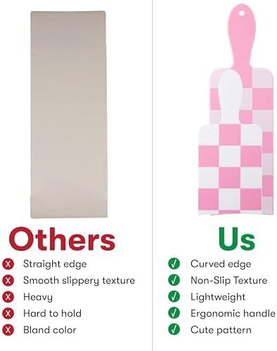 FRAMAR Checkered Balayage Board and Paddle Set, Highlighting Board, 2 Pack - Image 4