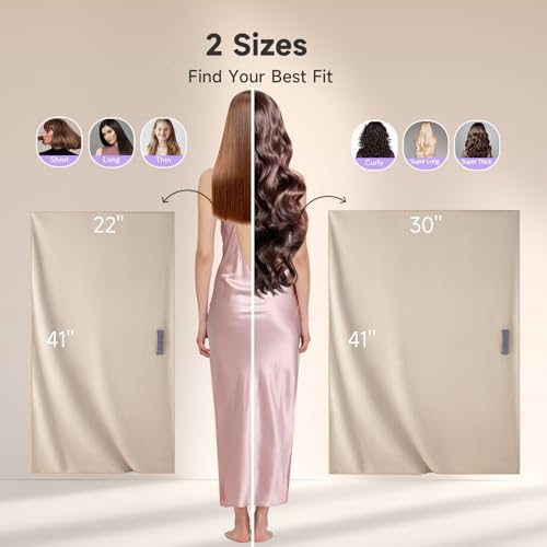 Umisleep Microfiber Hair Towel, 41" x 22" Super Absorbent, Soft Anti-Frizz - Image 4