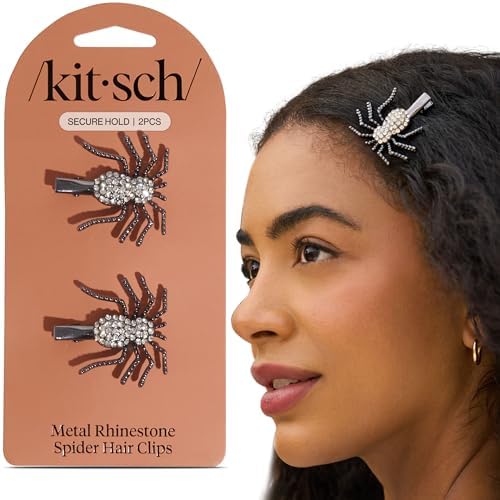 Kitsch Spider Hair Clips for Women - 2 Pcs by Kitsch