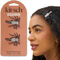 Kitsch Spider Hair Clips for Women - 2 Pcs by Kitsch