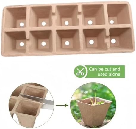480 Cells Seed Starter Tray, 48 Pack Seed Starter Kit - Image 7