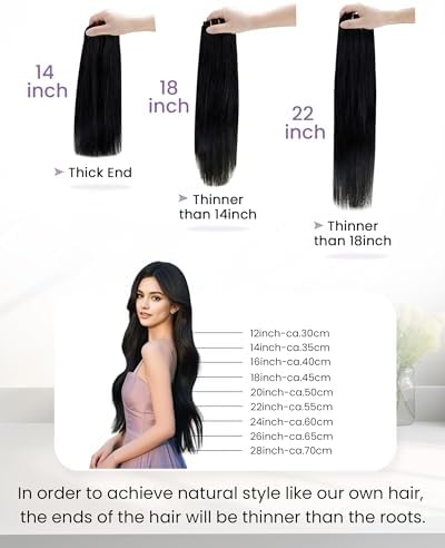 LaaVoo Human Hair Clip Ins Blonde Extensions - Image 6