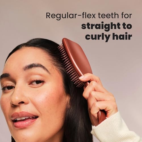 Tangle Teezer Chrome Ultimate Detangler Brush, Straight to Curly, Bronze - Image 5