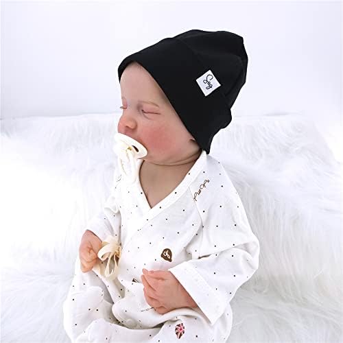 Jersey Beanie Hat for Newborn Baby Boys Girls Silky Satin Lined Hats Bonnet Toddler Infant Little Kids Beanies Caps - Image 7