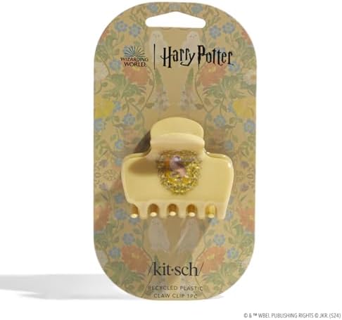 Harry Potter x Kitsch Big Hair Clip for Women - Hufflepuff, 1pc - Image 5