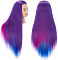 Hairingrid 26"-28" Mannequin Head Synthetic Fiber Hair Training Manikin by Hairingrid