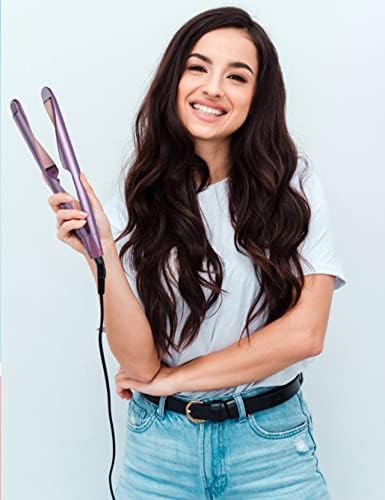 ANGENIL Pro Twist Flat Iron Curling Iron in One, Dual Voltage - Image 3