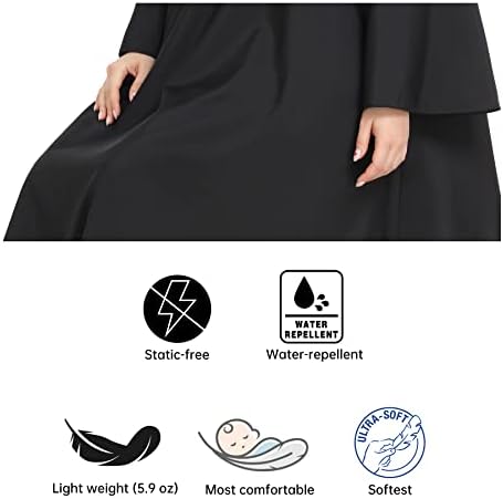 Professional Barber & Salon Cape with Sleeves | Large Hair & Water Repellent Cutting Cape with Adjustable Snaps - Image 4