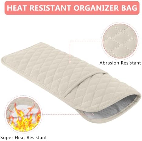 Heat Resistant Hair Tools Organizer Cover Bag(13.8" x 5.5") - Image 4