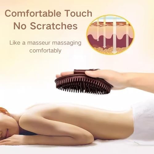 2Pcs Meridian Massage Brush, Full Body SPA Relaxation Massager Brush, Acupressure Meridian, Scalp Massage, Full Body Relaxation Comb,Beauty Salon Professional MeridianBrush - Image 4