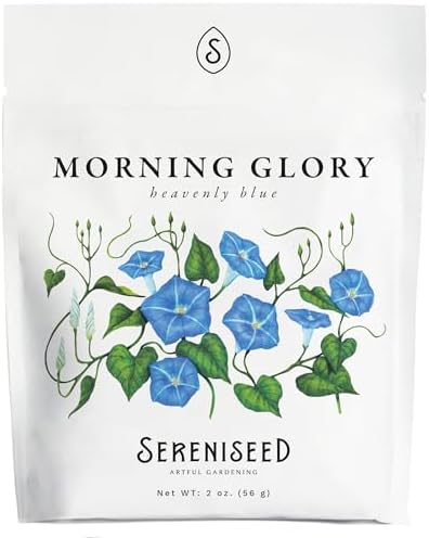 Sereniseed Heavenly Blue Morning Glory Seeds (2 oz) by Sereniseed