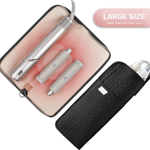 KarSyon Hair Tools Organizer Travel Case Hot Tool Heat Resistant Mat 2 in 1 - Image 3