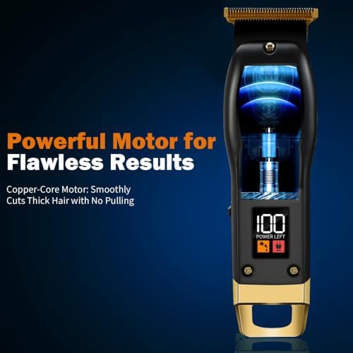 Beard Trimmer for Men, Cordless Hair Clippers for Men with 6 Guards - Image 6