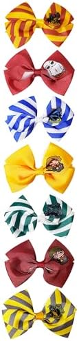 Harry Potter Hair Bows - Hair Accessories Gift Set - 7 Pcs 4 Inch Bundle - Hair Bows for Girls - Different character on each clip - Alligator Clip - Ages 3 + - Image 6