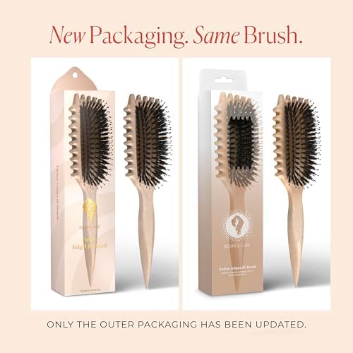 Bounce Curl Define EdgeLift Brush 5-In-1 Styling Tool, Tan - Image 3