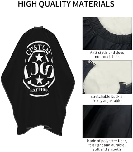 Custom Barber Cape Customized Haircut Capes Logo Text Photo Salon Hairdressing Apron for Home and Barbershop - Image 6