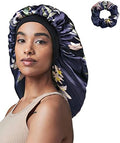 Long Satin Bonnet for Long Hair Large Sleep Cap for Women by Awefeel