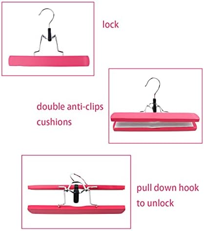 2 Pcs Hair Extensions Storage Bag with Hanger Portable Wig Storage Bags Hair Extension Holder for Multiple Wigs (Pink) - Image 5