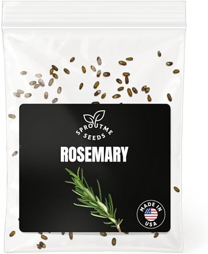 SproutMe Rosemary 100+ Seeds for Planting, Non-GMO Heirloom Culinary Herb by SproutMeSeeds