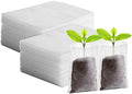 GREANER 200PCS Plant Nursery Bags, 3.5"x4.7" Biodegradable Non-Woven Fabric Plant Seeding Grow Bags, Vegetables Fabric Plant Seedling Pots, Transplant Pots Grow Pouch, Home Garden Supply by GREANER
