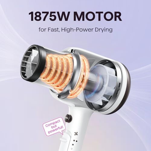 Wavytalk Blown Away Ionic Hair Dryer with Diffuser for Curly Hair - Image 3