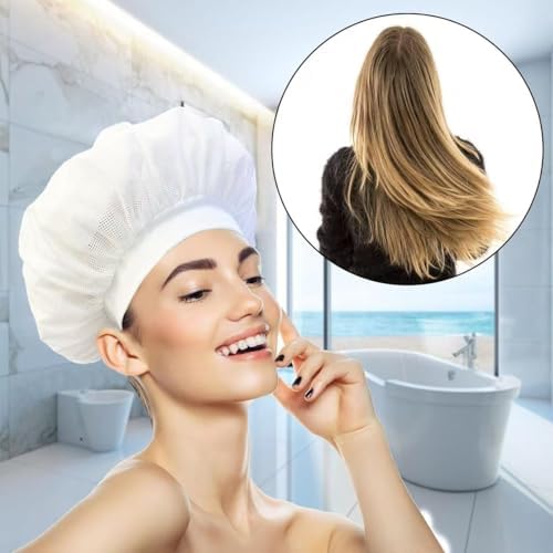 Net bonnet, Special Design for Curly Hair, Reduces Frizz, Accelerates Drying, Enhances Curl Definition（total 2pcs) - Image 5