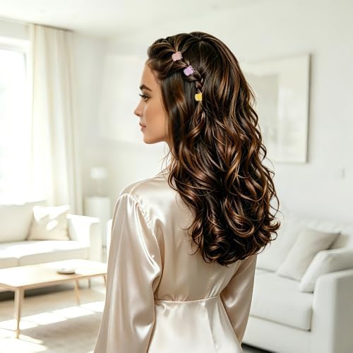 YOHAMA 36Pcs Mini Hair Claw Clips Women&Girls Strong Bangs Jaw Candy Color - Image 5